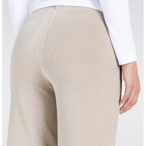 MAC Jeans- Anna Pull on Corduroy Pants in White Sand