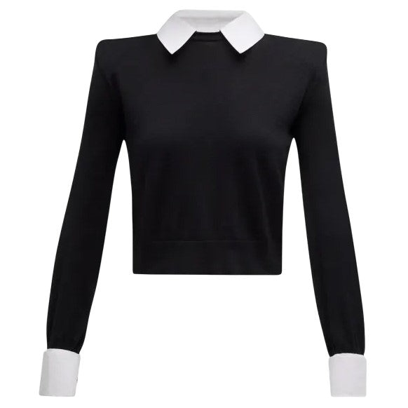 L'AGENCE- April Poplin Collar Pullover