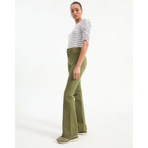 Veronica Beard- Beverly High Rise Skinny Flare Twill Pants