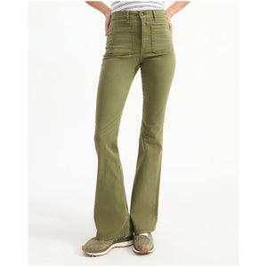 Veronica Beard- Beverly High Rise Skinny Flare Twill Pants