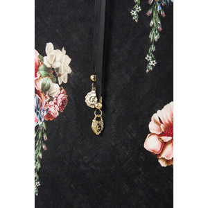 Camilla- Embroidered Bodice Bias Dress