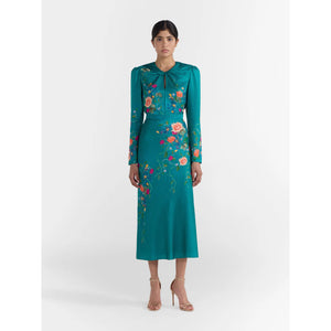 Saloni- Claudia Midi Dress