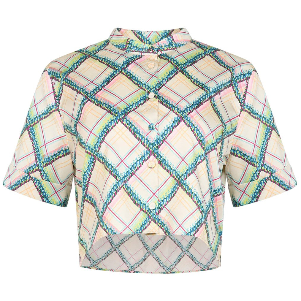 SALONI- Jude B Shirt in Compass Check