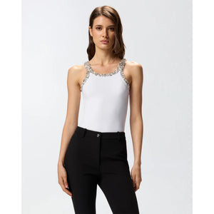 Pinko- White Coriandoli Tank Top