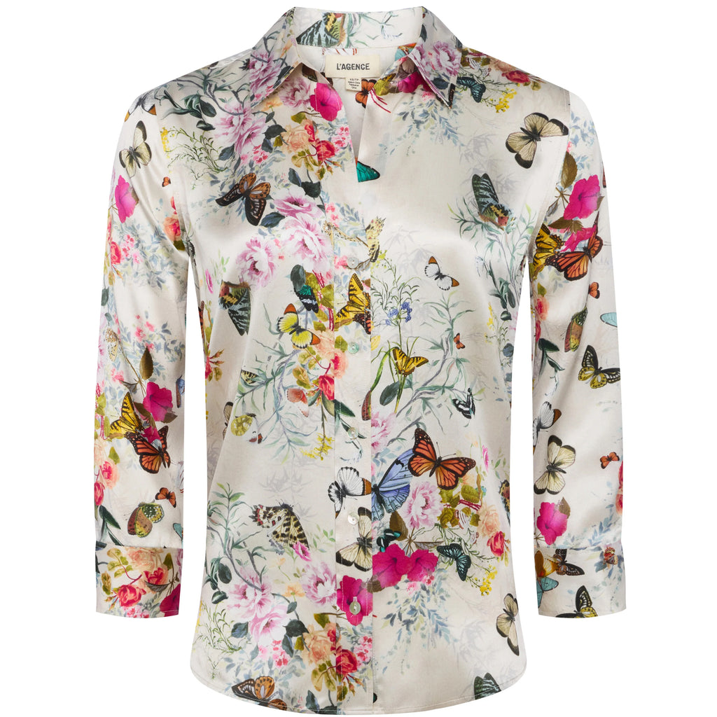 L'AGENCE- Dani Silk Blouse