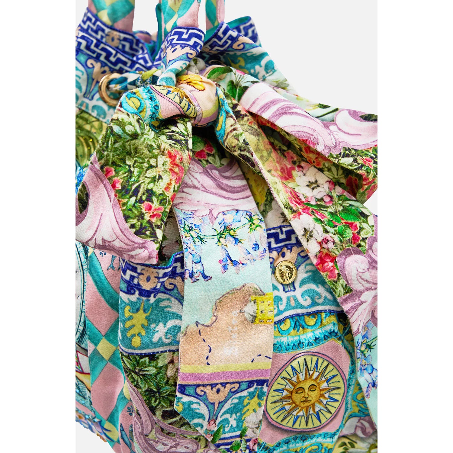 Camilla- Drawstring Beach Bag