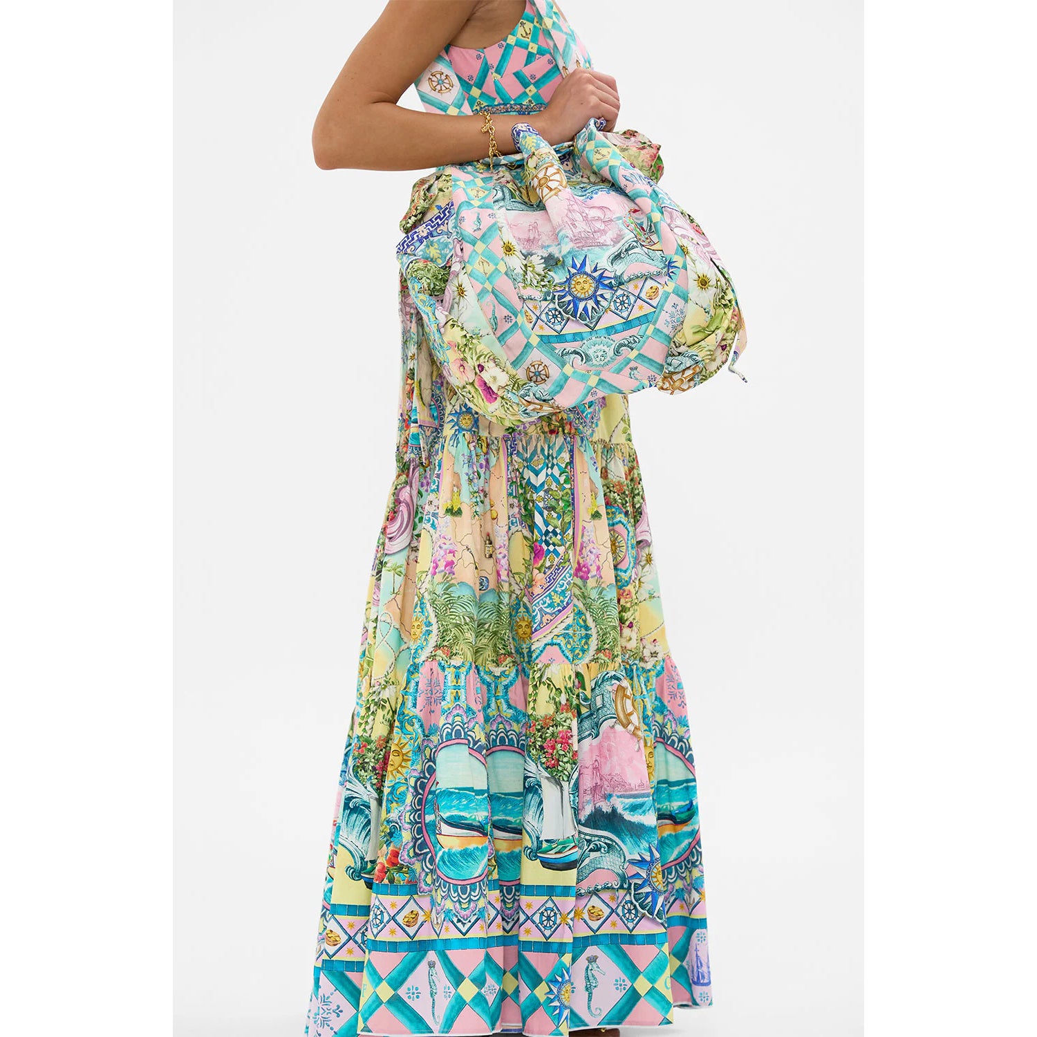 Camilla- Drawstring Beach Bag