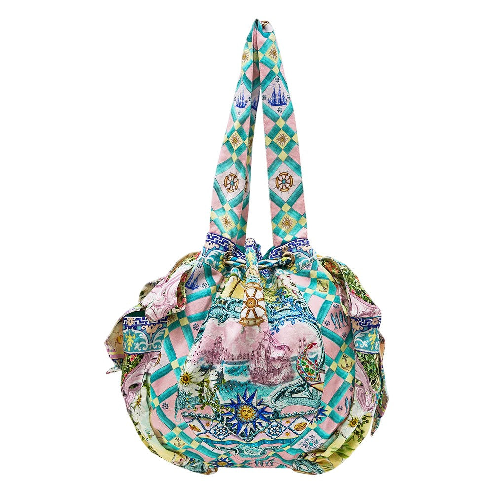 Camilla- Drawstring Beach Bag