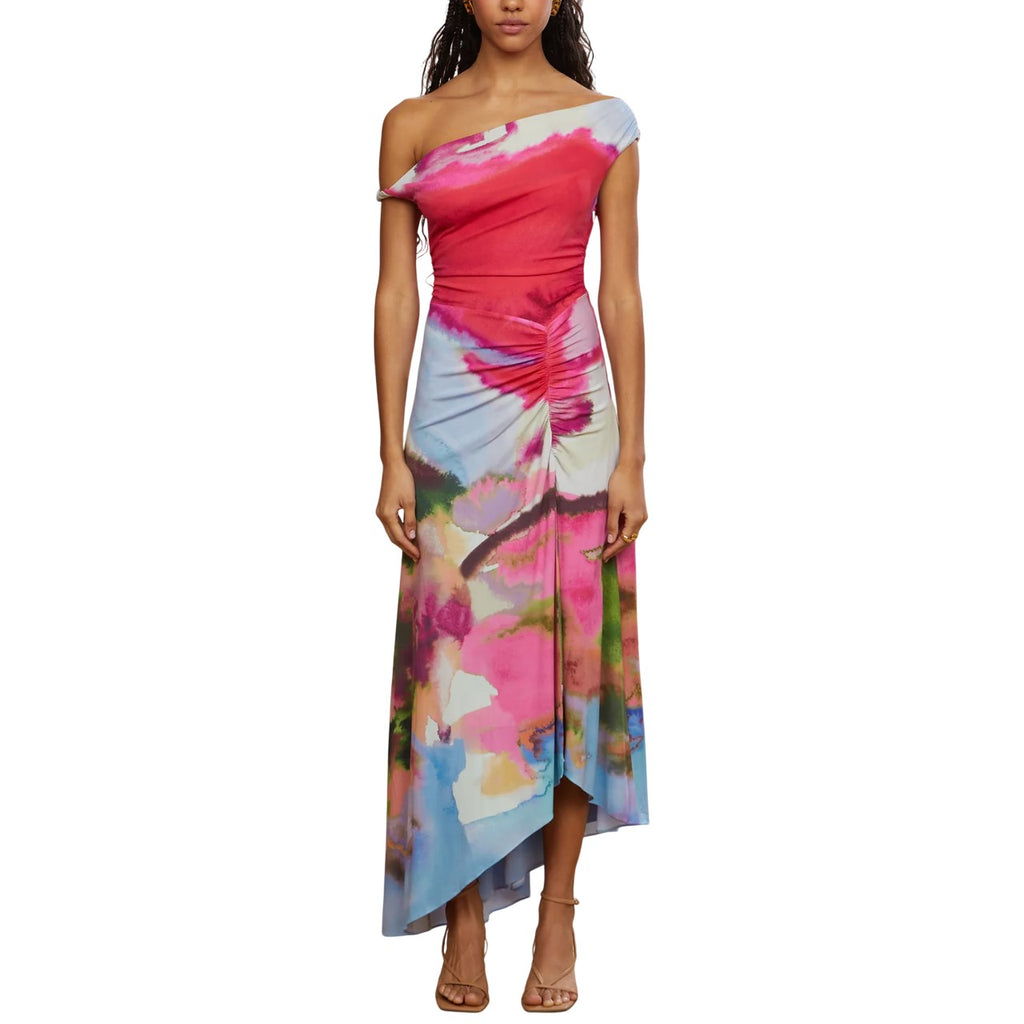 Amur- Ella Printed Jersey Dress