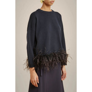 Liviana Conti- Recycled Cashmere Feather Sweater