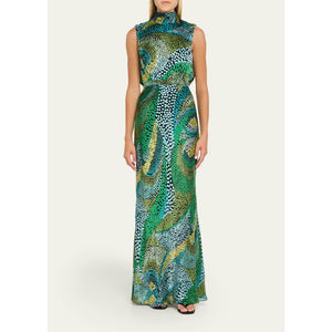 SALONI- Fleur Dress in Jungle