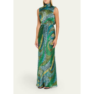 SALONI- Fleur Dress in Jungle