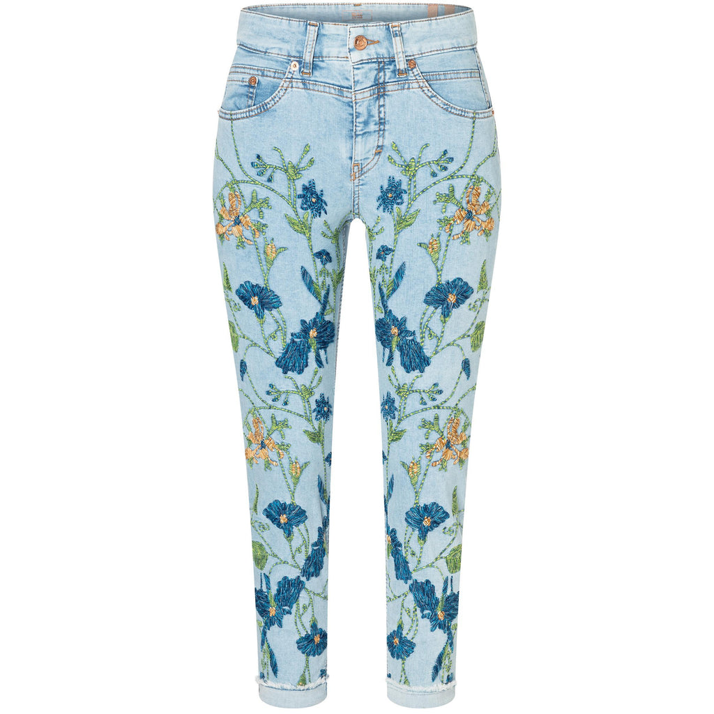 MAC Jeans- Rich Cropped Flower Jeans
