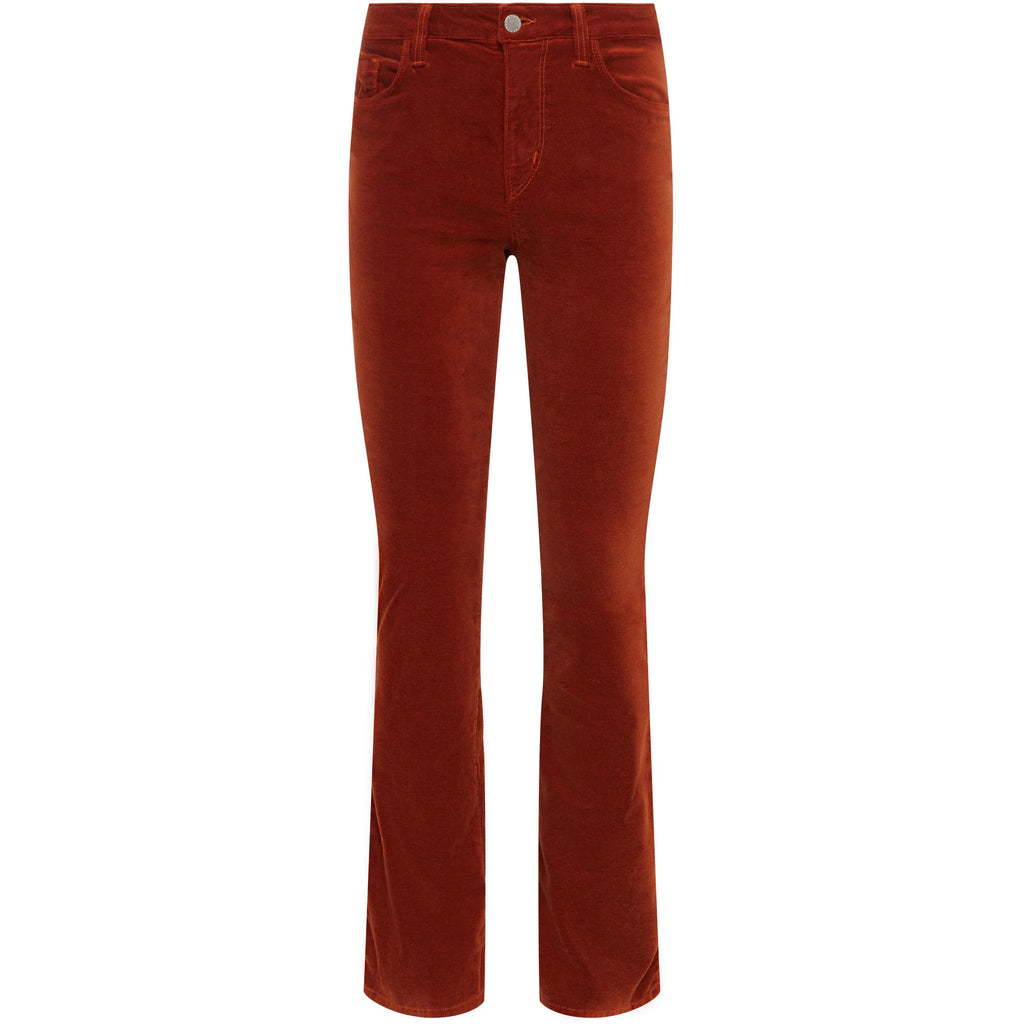 L'AGENCE- Stevie High Rise Straight Velvet Jeans