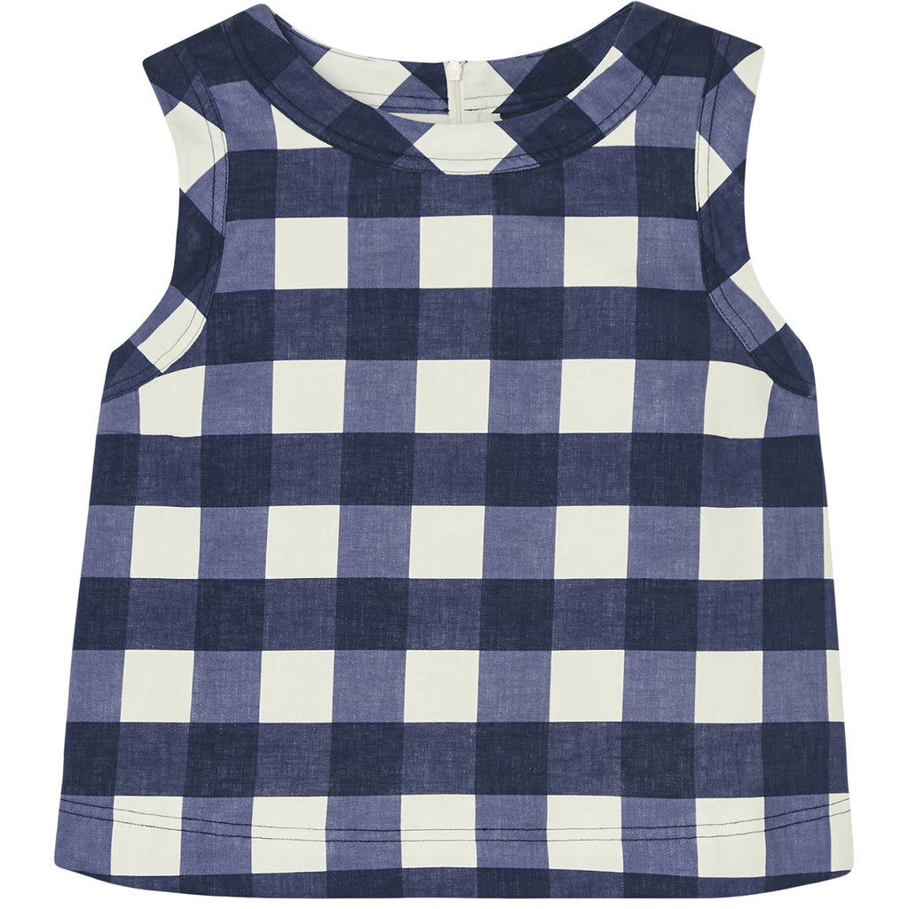 Tara Jarmon- Tepee Gingham Top