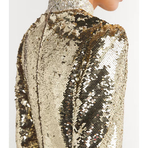 Saloni- Jena Sequin Midi Dress