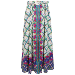 SALONI- Judi Skirt in Quail Check
