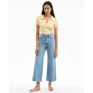 Veronica Beard- Kearney Tee with Contrast Piping