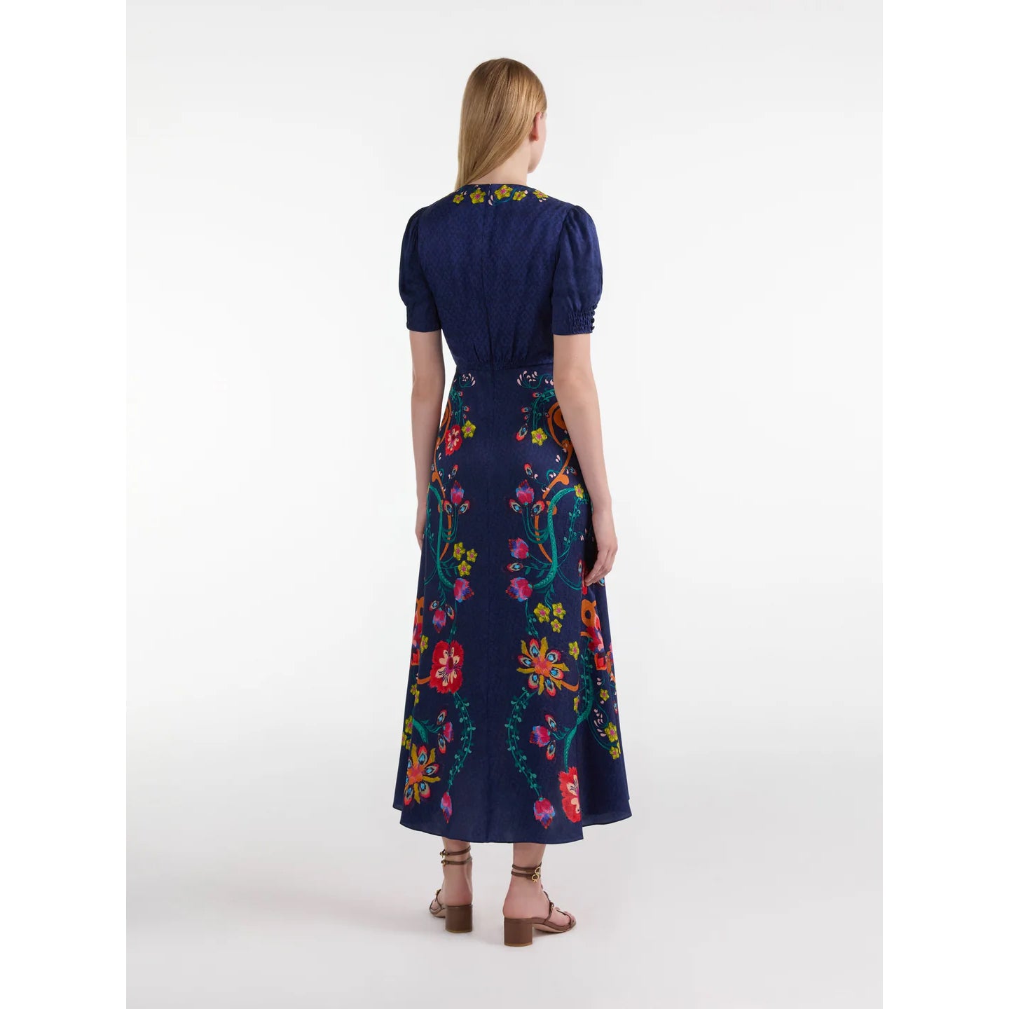 SALONI- Lea Dress in Corsage Bloom