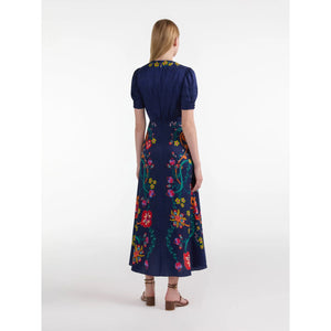 SALONI- Lea Dress in Corsage Bloom