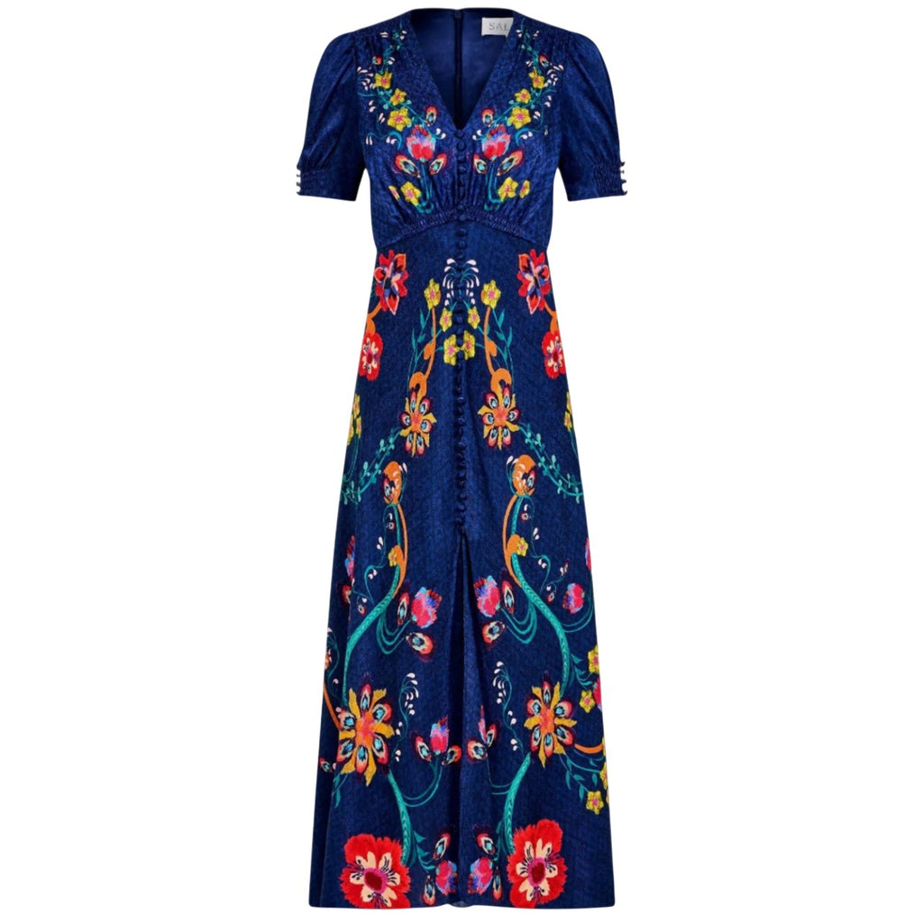 SALONI- Lea Dress in Corsage Bloom