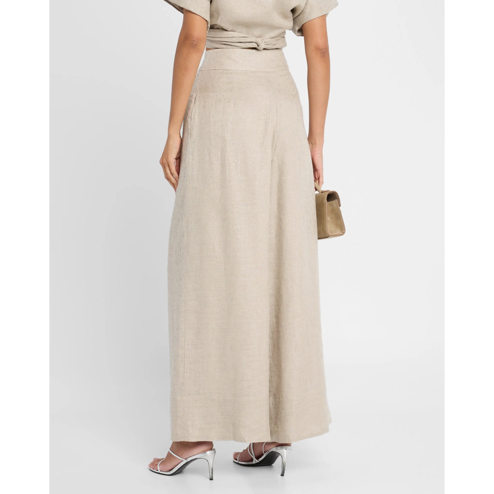 Just Bee Queen- Logan 2.0 Embellished Wide Leg Pant