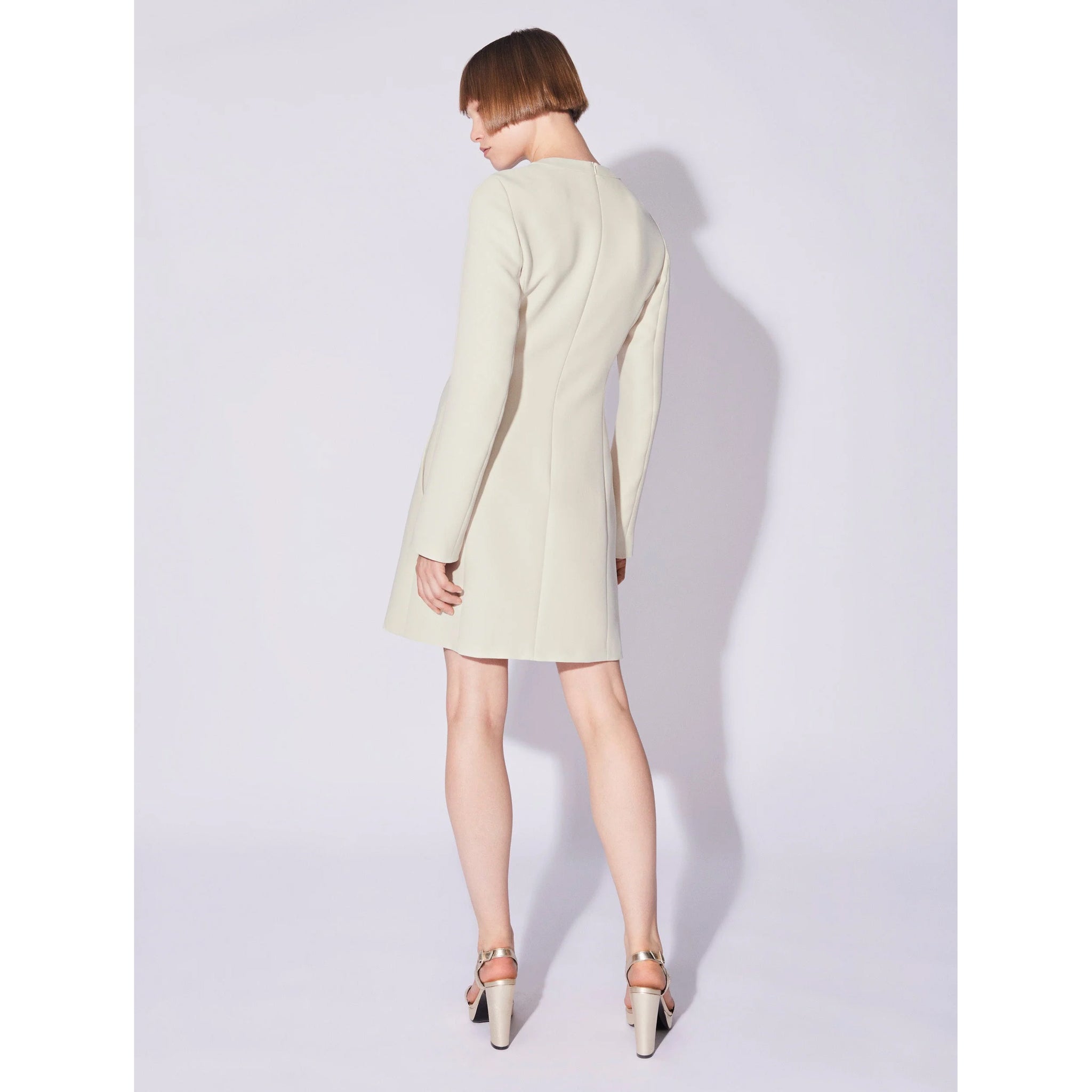 Barbara Bui- Long Sleeve Dress with Buckle