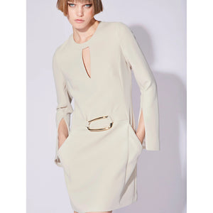 Barbara Bui- Long Sleeve Dress with Buckle