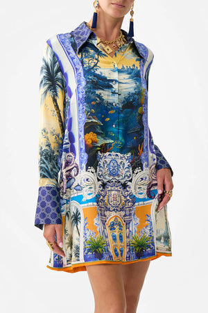 Camilla- Mini Shirt Dress