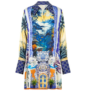 Camilla- Mini Shirt Dress
