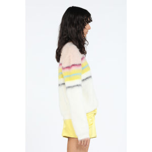 No.21- Striped Mohair Sweater