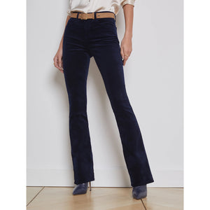 L'AGENCE- Stevie High Rise Straight Velvet Jeans