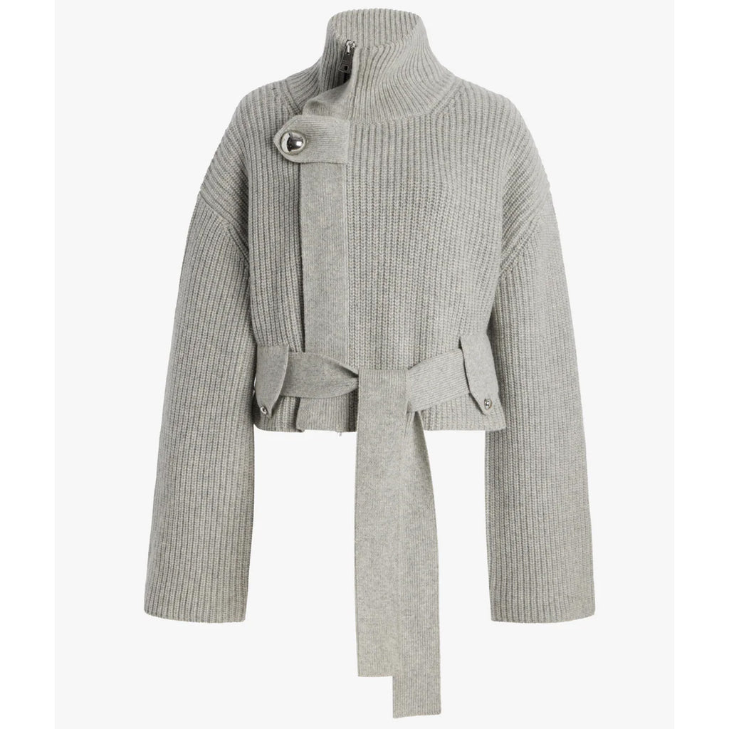 Brandon Maxwell- Neal Zip Front Sweater