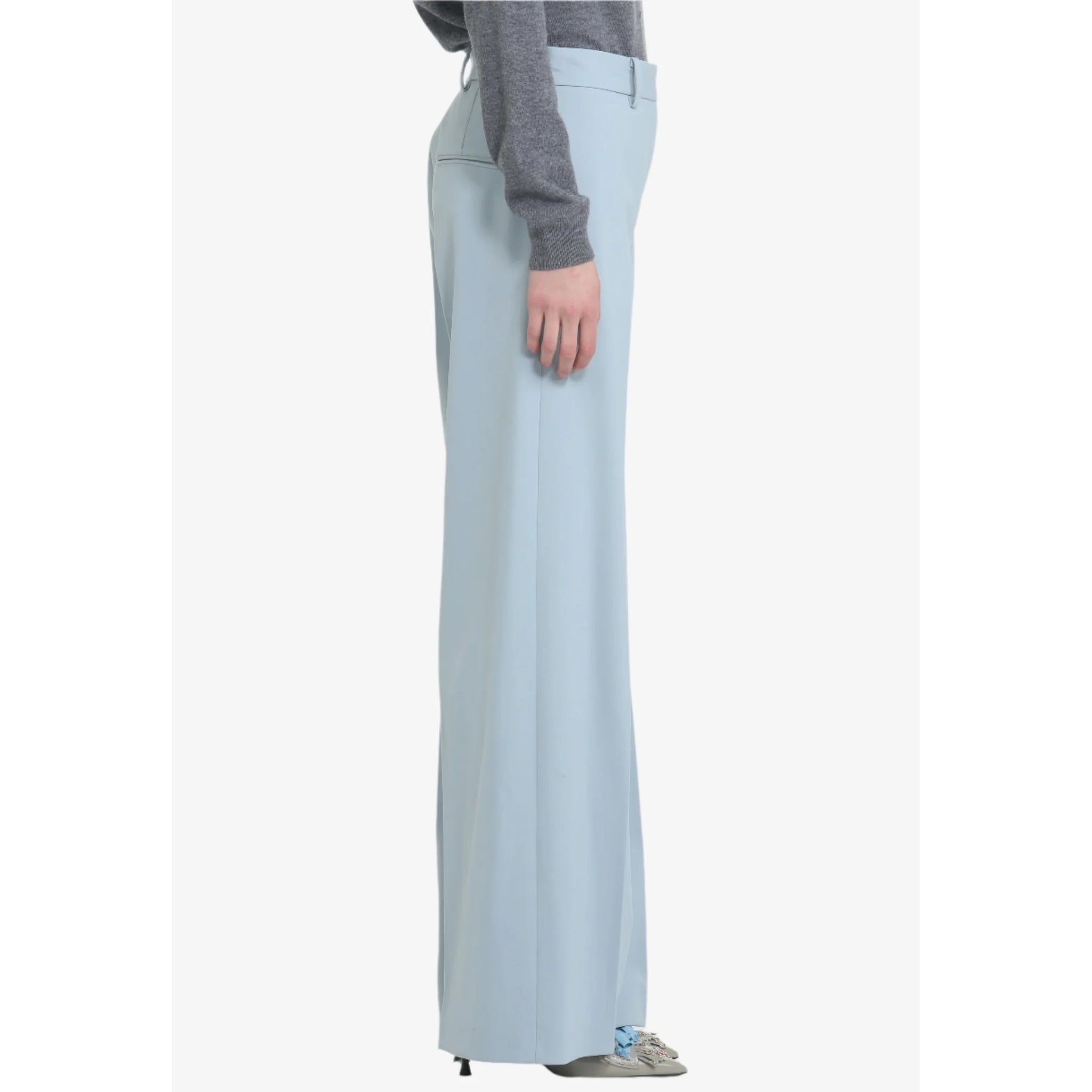 No. 21- Palazzo Trousers with Belt Loops