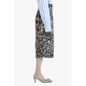 No. 21- Pencil Skirt with Spotted Effect