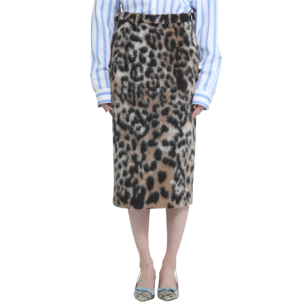 No. 21- Pencil Skirt with Spotted Effect
