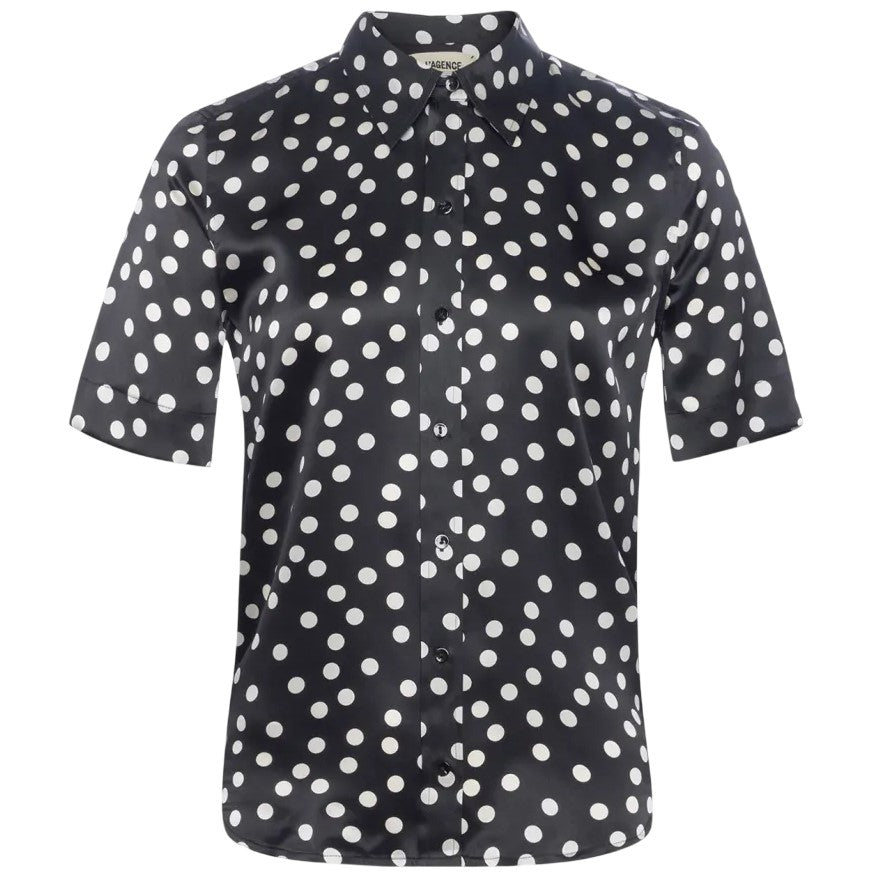 L'AGENCE- Ellah Polka Dot Blouse