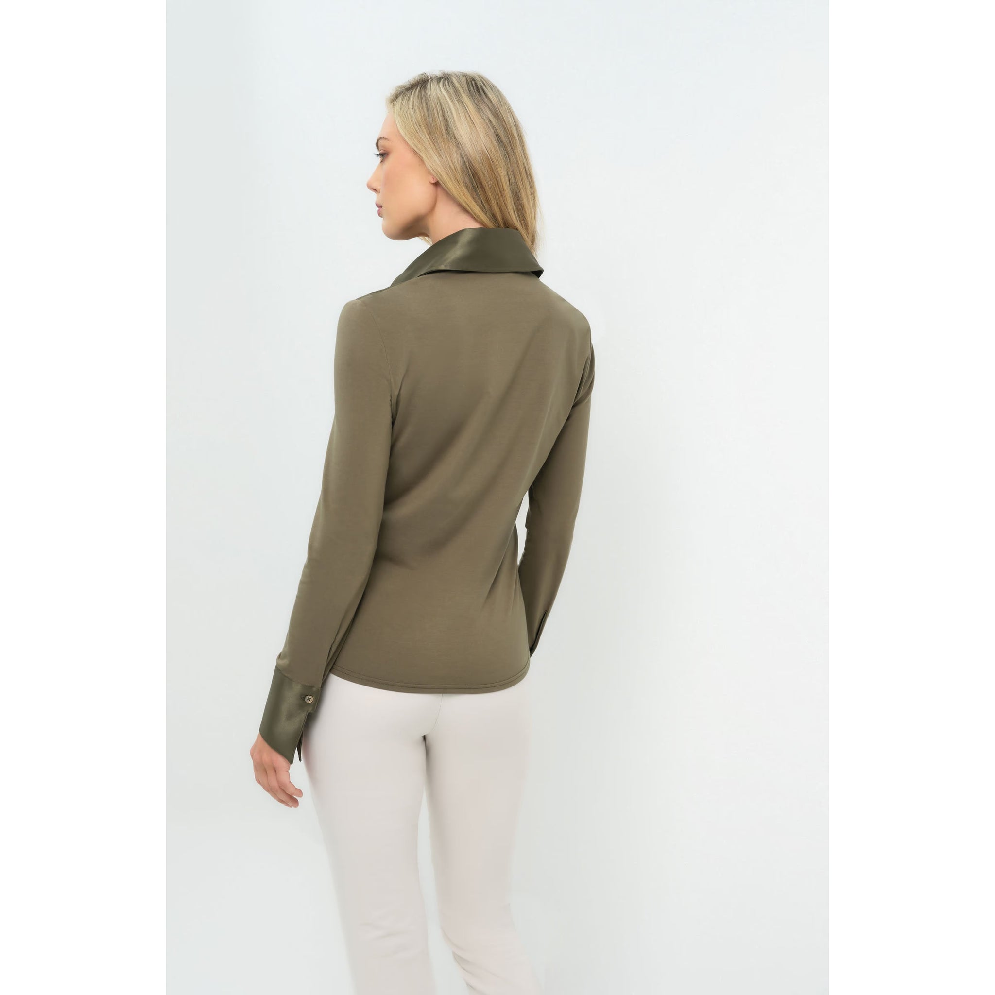 ANATOMIE- Sadie Satin and Supima Top