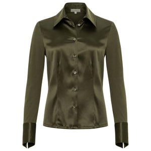 ANATOMIE- Sadie Satin and Supima Top