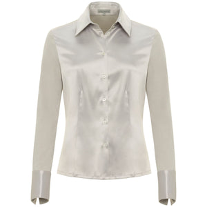 ANATOMIE- Sadie Satin and Supima Top