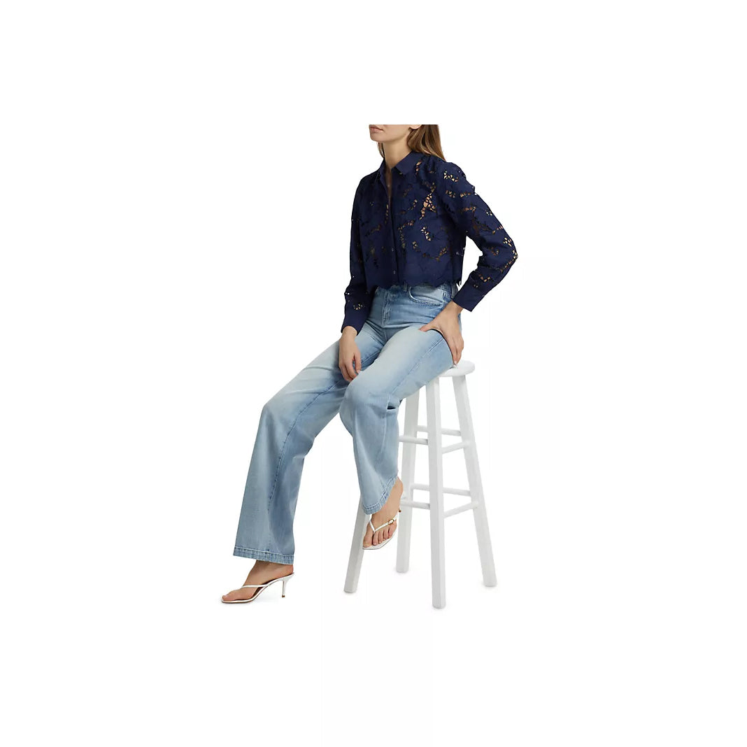 L'AGENCE- Seychelle Crop Blouse