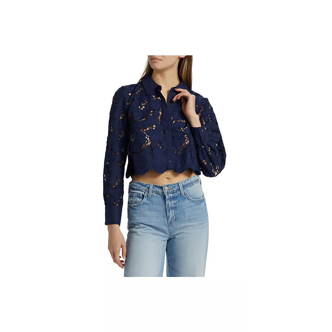 L'AGENCE- Seychelle Crop Blouse