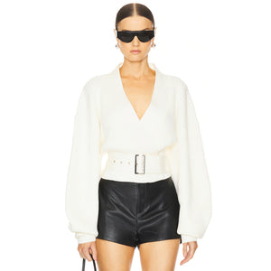 Nonchalant the Label- Shiloh Belted Sweater