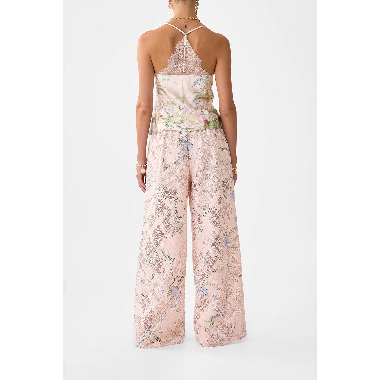 Camilla- Lace Spliced Bias Cami