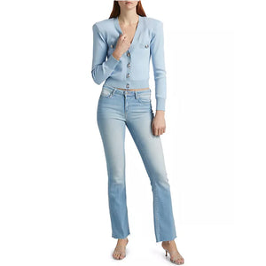 L'AGENCE- Taya Knit Crop Cardigan
