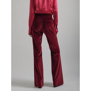 Barbara Bui- Bootleg Cut Velvet Pants