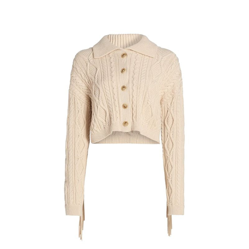 SIMKHAI- Virginia Cropped Cardigan – Angela's Edit