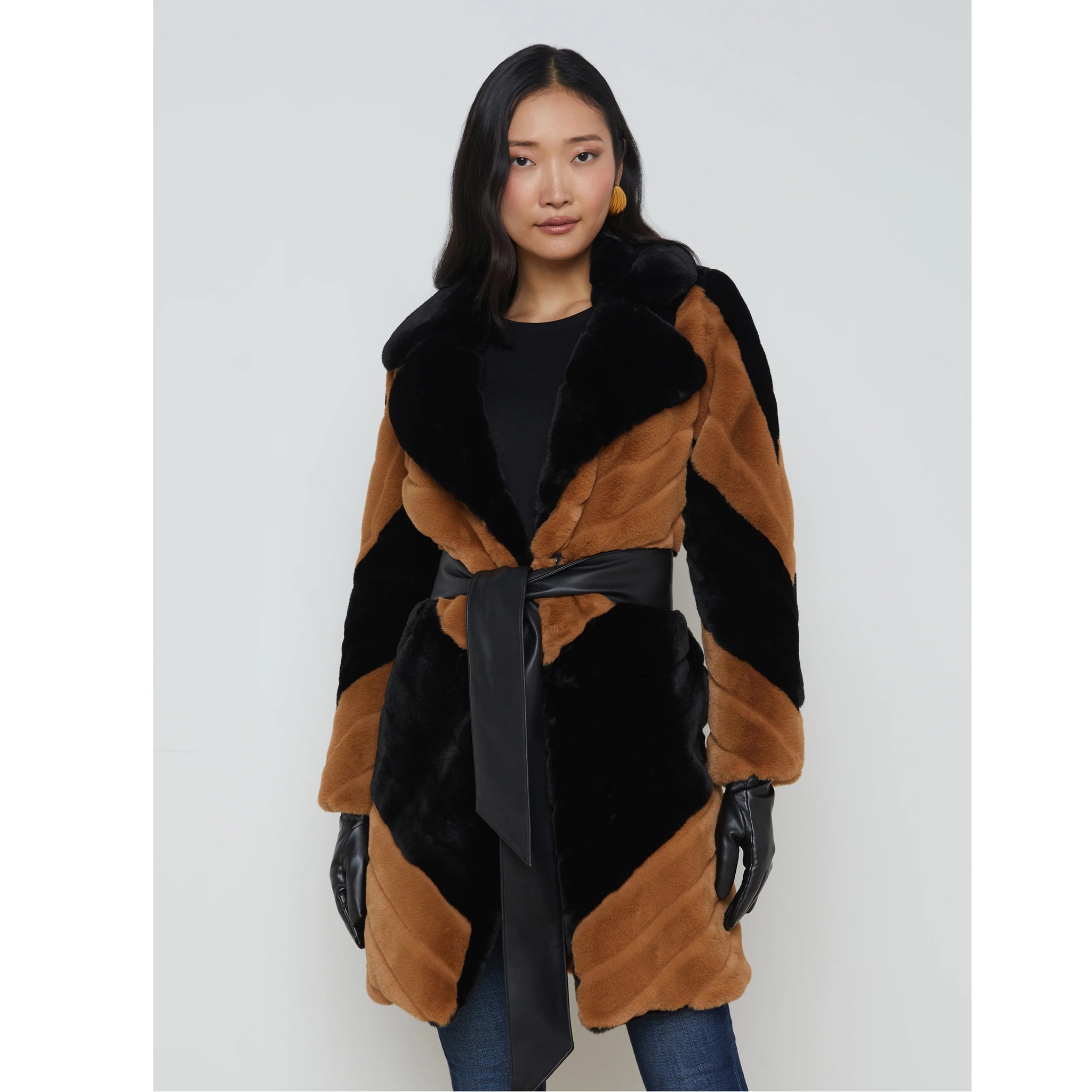 L'AGANECE- Zoya Belted Coat