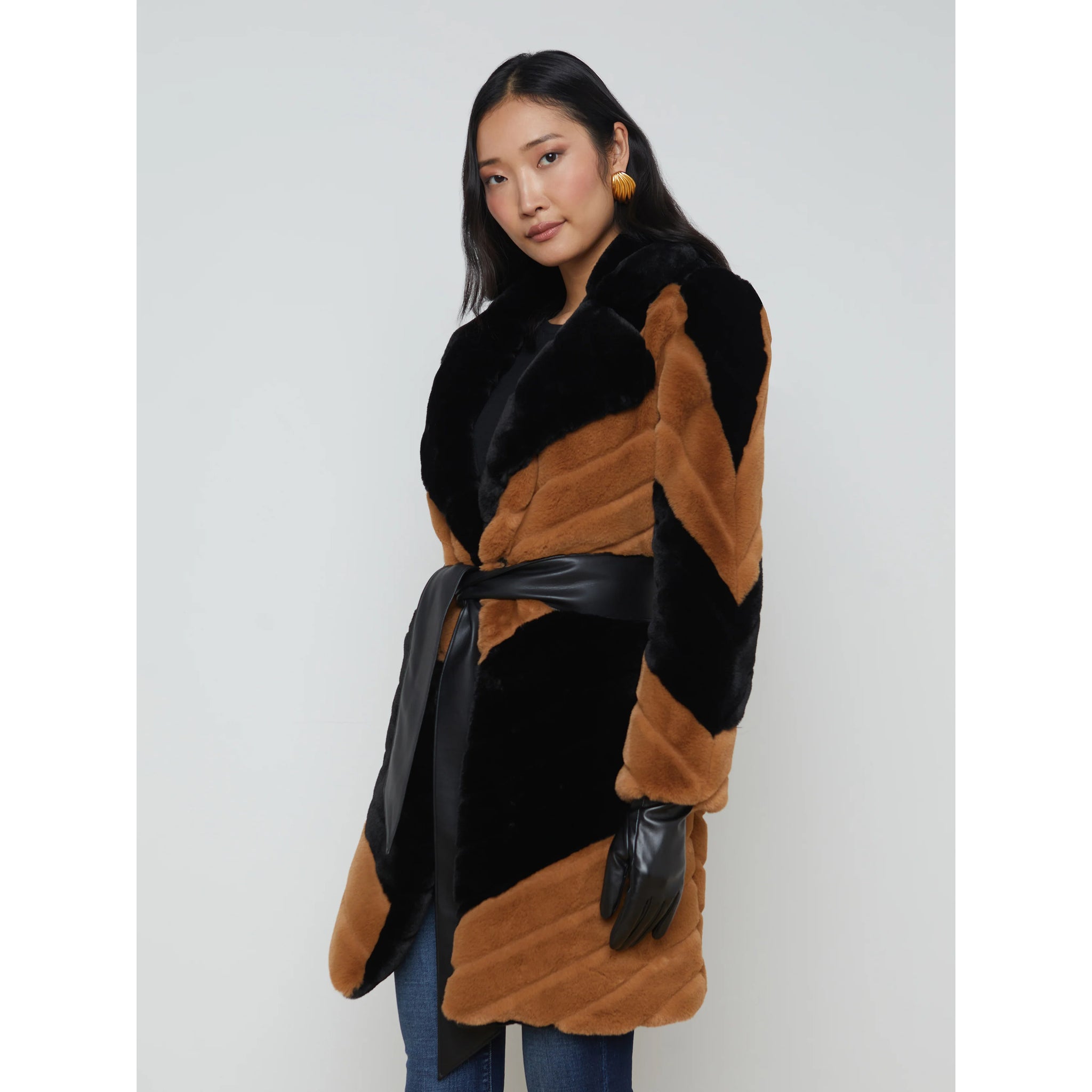 L'AGANECE- Zoya Belted Coat