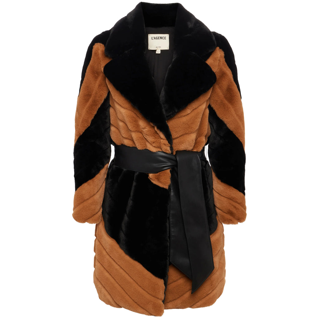 L'AGANECE- Zoya Belted Coat